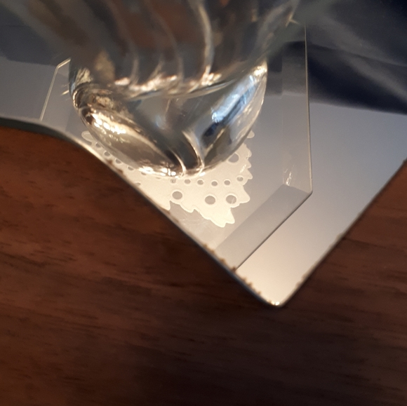 NEW Candle Holder Glass Mirror - Christmss Tree - Picture 5 of 10